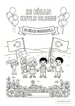 23 Nisan boyama kağıdı (destek için takip edebilirsiniz:)
