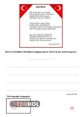 BAYRAK şiiri