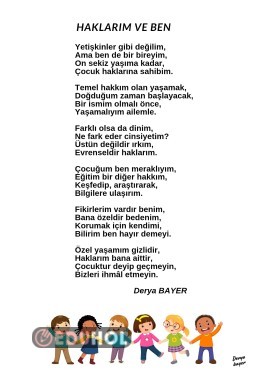 Çocuk hakları şiiri