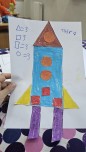 Geometrik şekiller roket yapımı