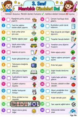 Mantıklı Cümleleri Bul 2