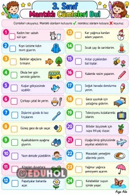 Mantıklı Cümleleri Bul