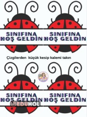 uğur böcekli kalem süsü