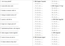 1. sınıf-cümlenin ilk harfi-özel isim-noktalama