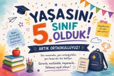 yaşasın 5. sınıf olduk
