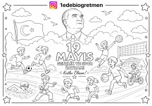 19 Mayıs boyama