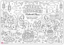 Kurban Bayramı Boyama