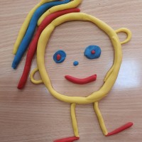 Out of playdough feelings and bodyparts