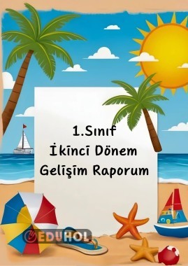1.SINIF 2.DÖNEM GELİŞİM RAPORU KAPAĞI