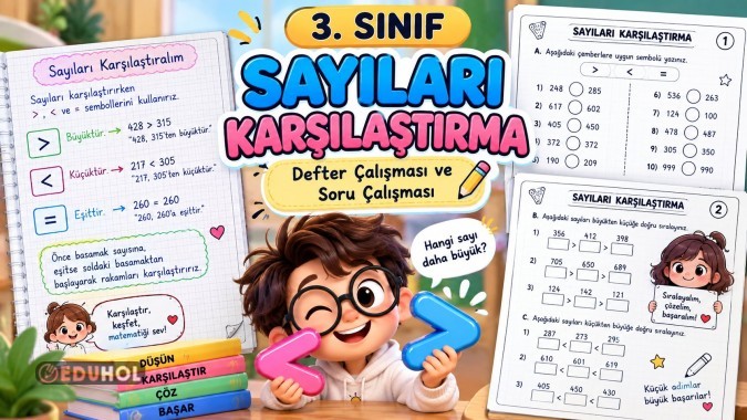 3.sınıf sayıları karşılaştırma