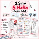 3.Sınıf 5.Hafta