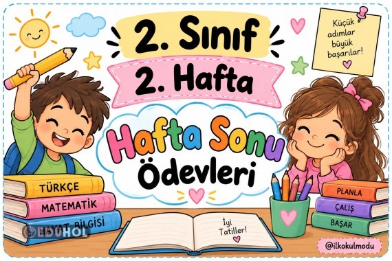 2. HAFTA HAFTA SONU ÖDEVLERİ (SİYAH BEYAZ VE RENKLİ)