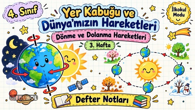 3. HAFTA DEFTER NOTLARI FEN BİLİMLERİ