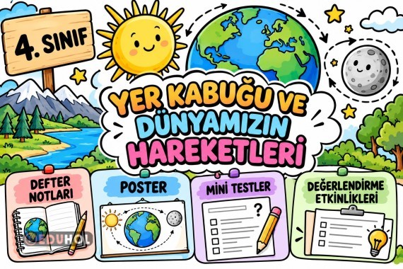 5. HAFTA FEN BİLİMLERİNE DAİR HER ŞEY-DEFTER NOTLARI-MİNİ TESTLER-POSTER-DEĞERLENDİRME ETKİNLİKLERİ