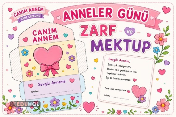 ANNELER GÜNÜ ZARF VE MEKTUP ETKİNLİĞİ