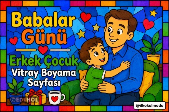 BABALAR GÜNÜ VİTRAY BOYAMA (ERKEK ÇOCUK)