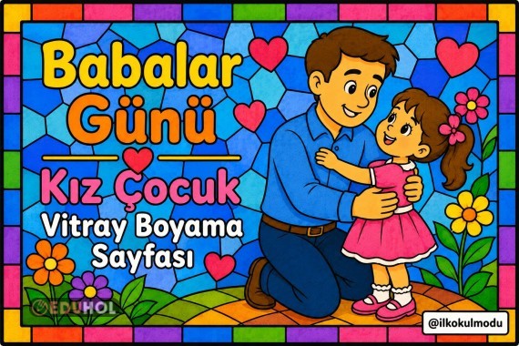 BABALAR GÜNÜ VİTRAY BOYAMA (KIZ ÇOCUK)