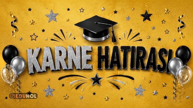 DİKEY 12 PARÇA KARNE HATIRASI PANOSU-PART 3