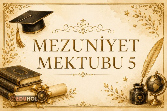 MEZUNİYET MEKTUBU- PART 5 (5 ADET)