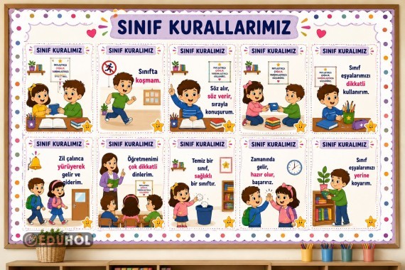 SINIF KURALLARIMIZ SINIF PANOSU