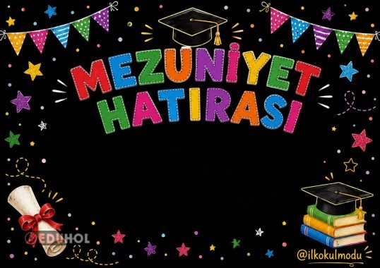 YATAY 9 PARÇA MEZUNİYET PANOSU 2