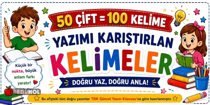 YAZIMI KARIŞTIRILAN KELİMELER