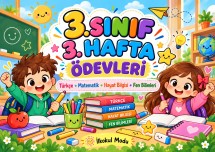 3. HAFTA HAFTA SONU ÖDEVLERİ