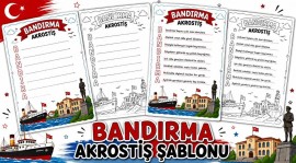 BANDIRMA AKROSTİŞ ŞABLONU