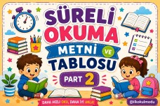 SÜRELİ OKUMA METNİ- PART 2 (5 ADET)
