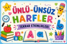 ÜNLÜ-ÜNSÜZ HARFLER TEKRSR ETKİNLİĞİ