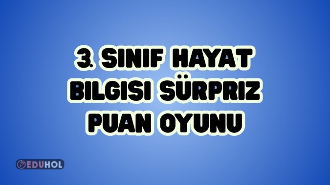 3. Sınıf Hayat Bilgisi Sürpriz Puan Oyunu