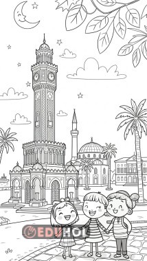 İzmir boyama sayfası