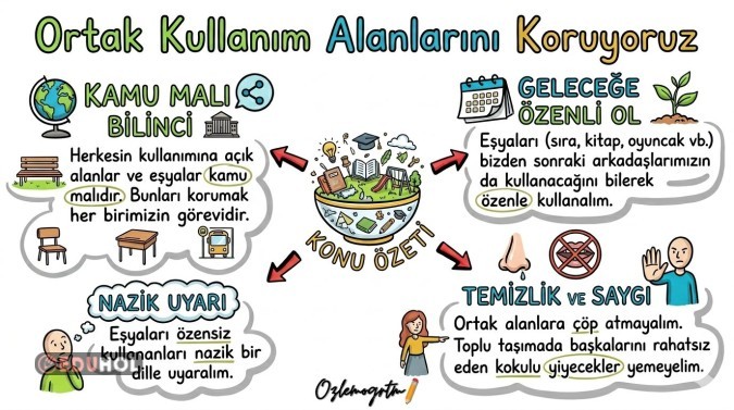 Ortak kullanım alanlarını koruyoruz