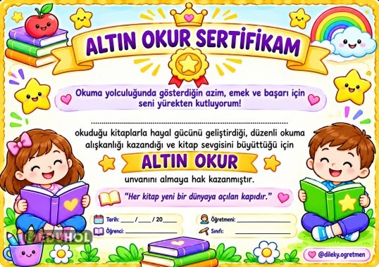 ALTIN OKUR SERTİFİKAM