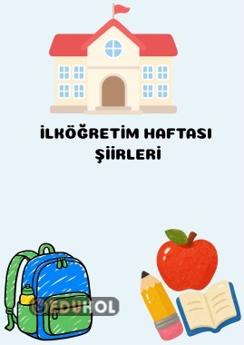 İLKÖĞRETİM HAFTASI ŞİİRLERİ