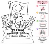 29 Ekim Cumhuriyet Bayramı etkinlik şablonu