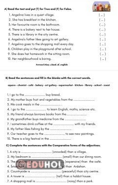 Maarif Model 5.5. Reading worksheet