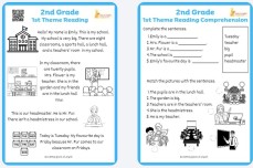 Maarif Model 2.sınıf 1.reading comprehension worksheet