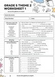 Maarif Model 5.2. theme worksheet