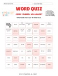 Maarif model 5.4. word quiz