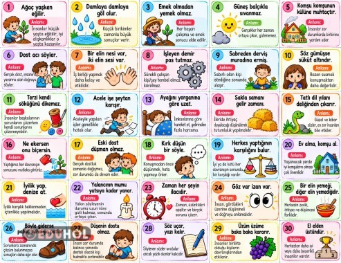 Atasözleri Anlamları İle Beraber
