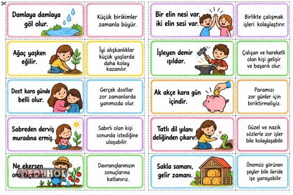 Atasözleri Kartları