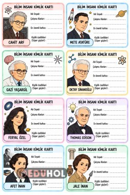 Bilim İnsanı Kimlik Kartı Hazırlama