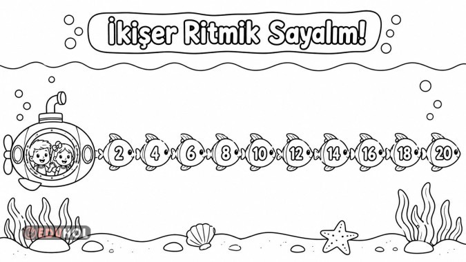 İkişer ritmik sayma