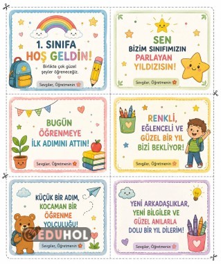 İlk gün için hediyelik kartlar