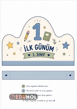 İlk gün tacı (erkek için)