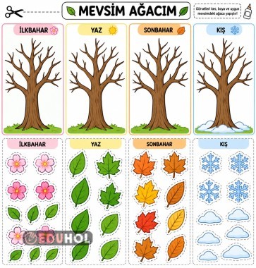 Mevsim ağacı yapalım