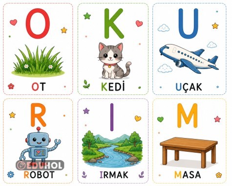 OKURIM HARF KARTLARI
