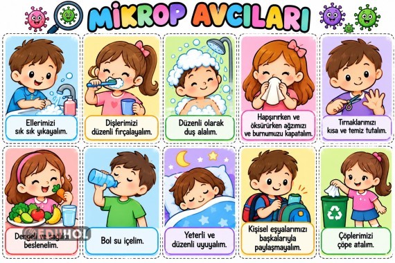 Sağlık Alışkanlıklarım Kartları