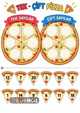 Tek ve Çift Sayılar  KES YAPIŞTIR